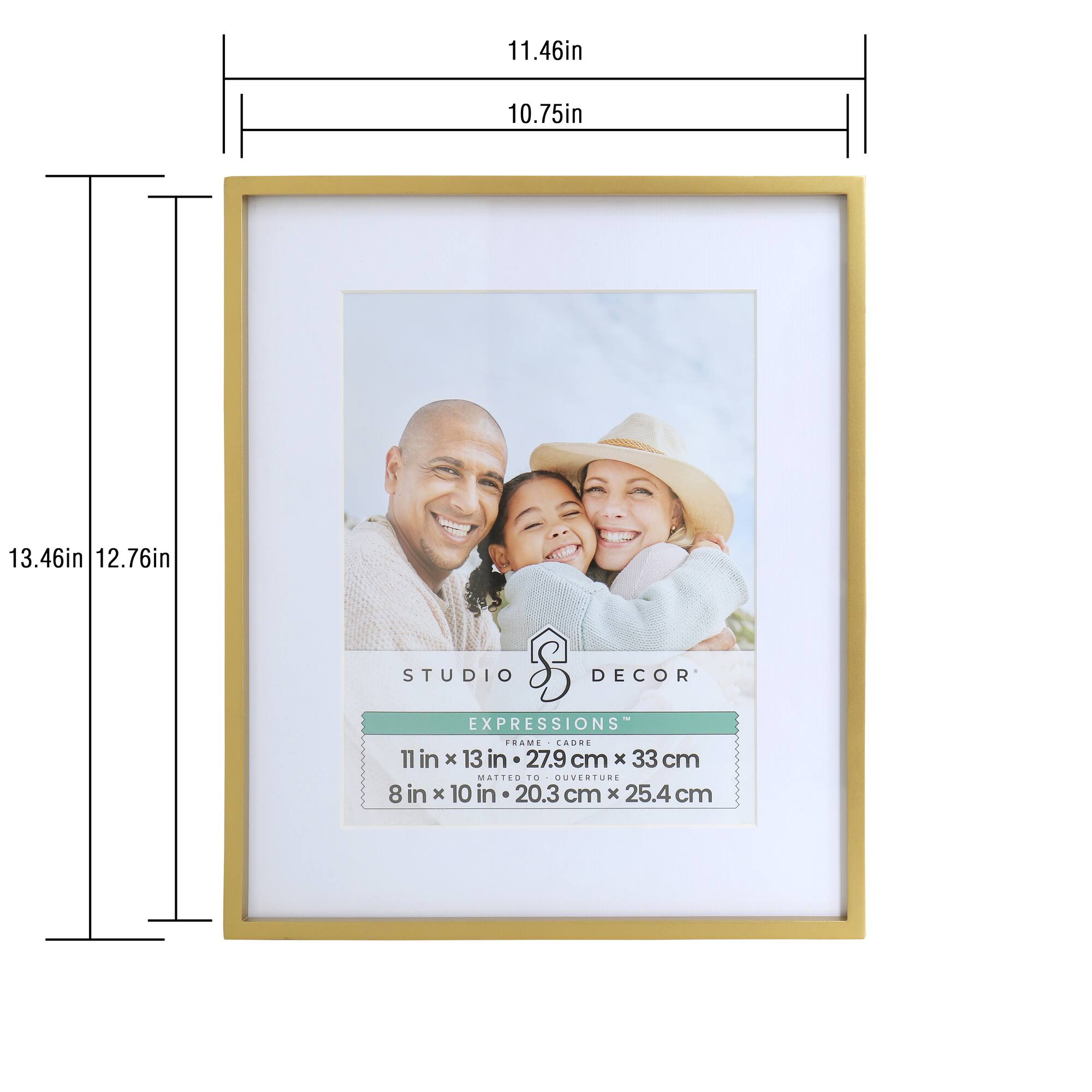 Expressions™ Gold Sydney Frame with Mat by Studio Décor